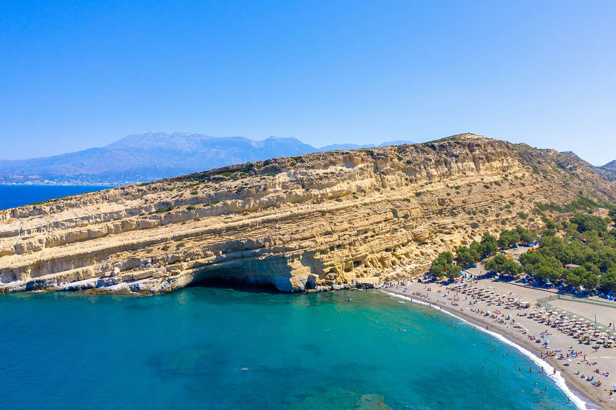 Μάταλα - Moirai pavilions